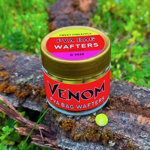 Feedermánia Venom PVA Bag Wafters - Sweet Pineapple 8mm