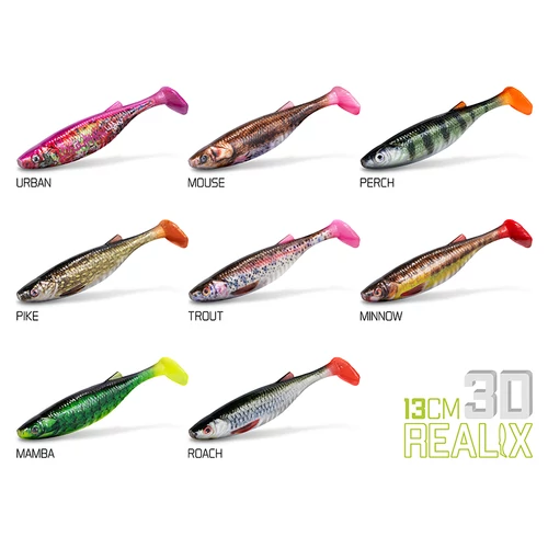Műcsali Delphin Realix 3D / 2 db - 13cm / Urban
