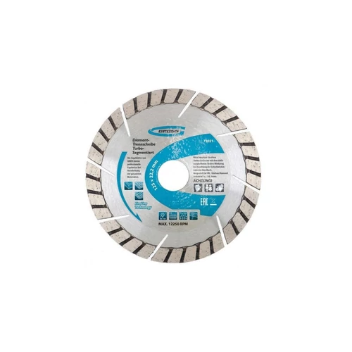GROSS 125xM14 professional turbo-szegmentált gyémánt vágótárcsa