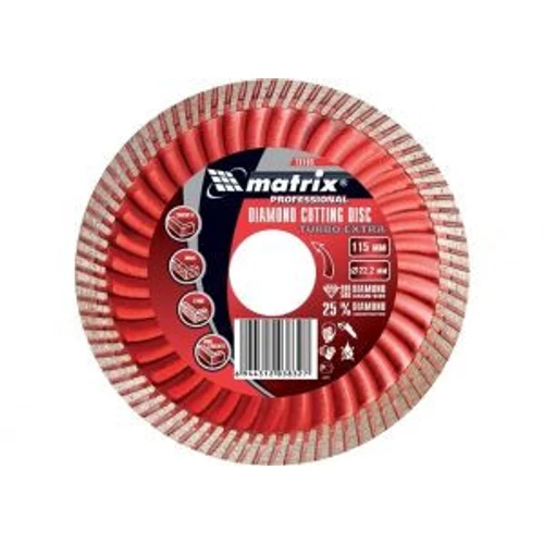 MTX 230mmxM14 "Turbó Extra" gyémántvágó tárcsa száraz