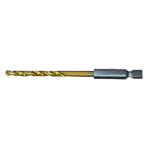 MTX 3mm HEX HSS-TiN spirális fém fúrószár hatszögletű befogással