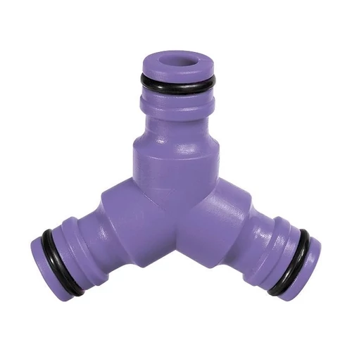 PALISAD 1/2" standard műanyag gyorscsatlakozó T-elosztó