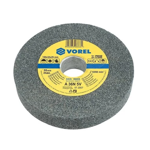 Vorel 150x32x25mm A 60N 5V finomszemcsés köszörűkorong