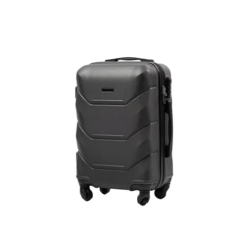 TraveLux Max közepes bőrönd keményfedeles 68x45x25 cm fekete