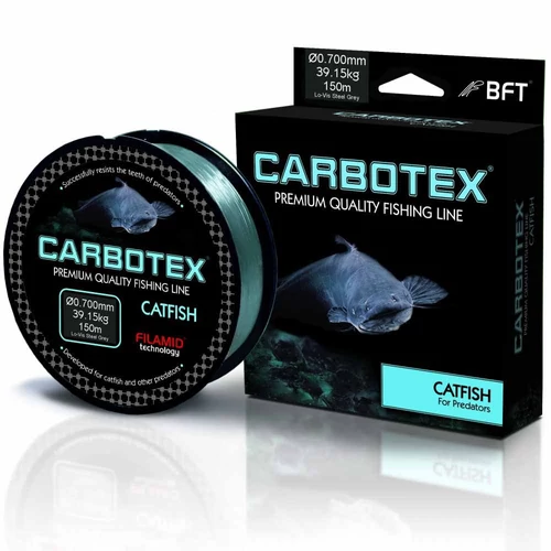 Carbotex Catfish Hossz: 150 m Átmérő: 0,70 mm Szakítószilárdság: 39,15 kg