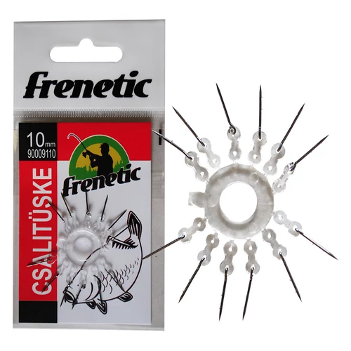 Frenetic Csali tüske szilikon levélen Méret: 15 mm Kiszerelés: 12 db / csomag Szin: Black Nikkel
