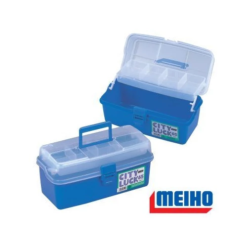 Meiho New city luck 65 műanyag horgász szerszámos láda