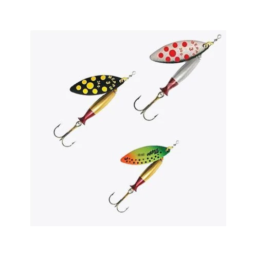 MEPPS AGLIA Long Heavy Fluo Méret: 2 Szin: Tiger Tömeg: 16 g Csomagolás: 3db /csomag