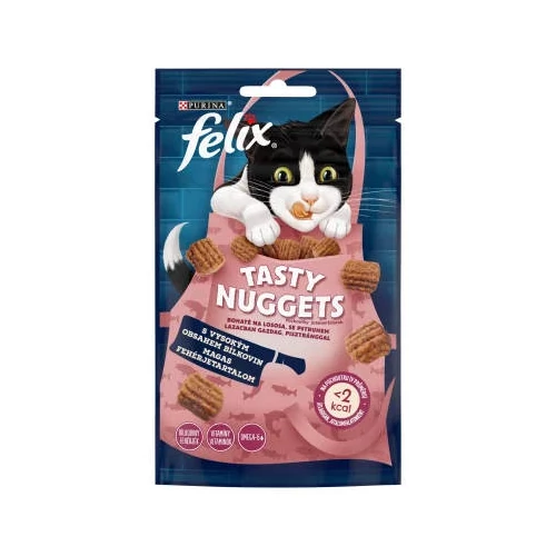 Felix Tasty Nuggets - jutalomfalat (lazac,pisztráng) macskák részére (50g)