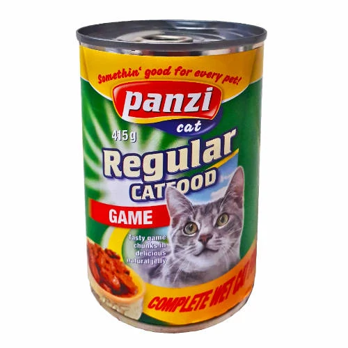 Panzi Regular Adult (vad) konzerv - Felnőtt macskák részére (415g)