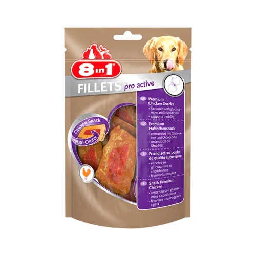 8 in 1 Fillets Pro Active - jutalomfalat 80 g