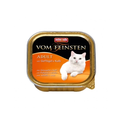 Animonda Cat Vom Feinsten Adult, szárnyas és borjú 100 g