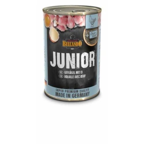 Belcando Junior konzerv baromfihús tojással 800 g