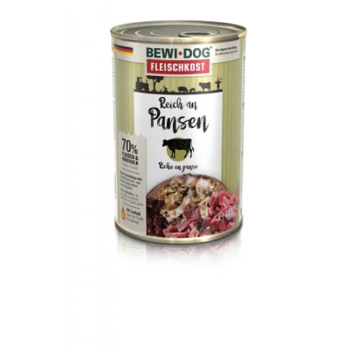 Bewi-Dog konzerv színhús pacalban gazdag 400 g