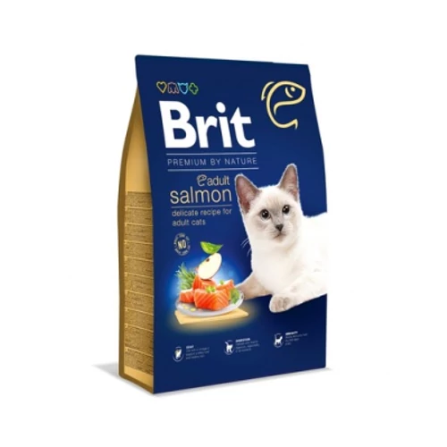Brit Premium by Nature Cat Adult - lazac 8 kg