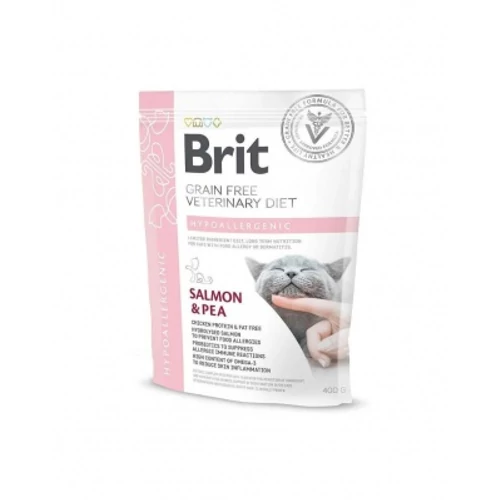 Brit Veterinary Diet hipoallergén táp macskáknak 400 g