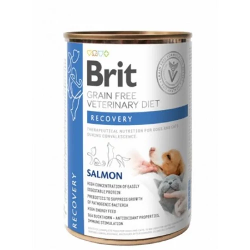 Brit Veterinary Diet Recovery konzerv kutyáknak és macskáknak 400 g