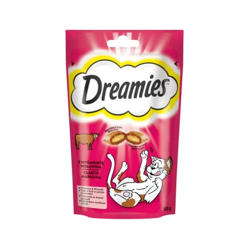 Dreamies jutalomfalat macskák számára marhahússal 60 g