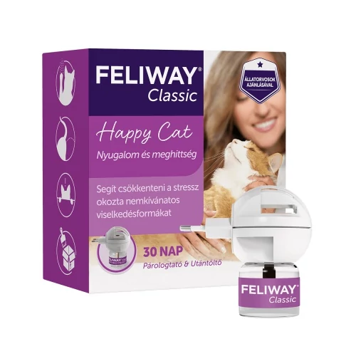 Feliway Classic párologtató készülék és folyadék macskáknak 48 ml