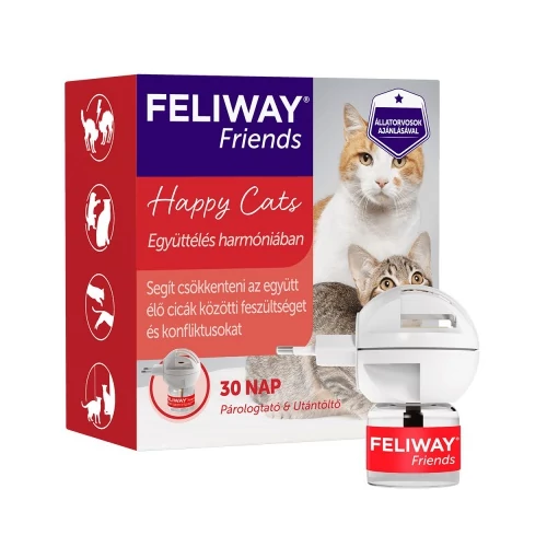 Feliway Friends párologtató készülék és folyadék macskáknak 48 ml