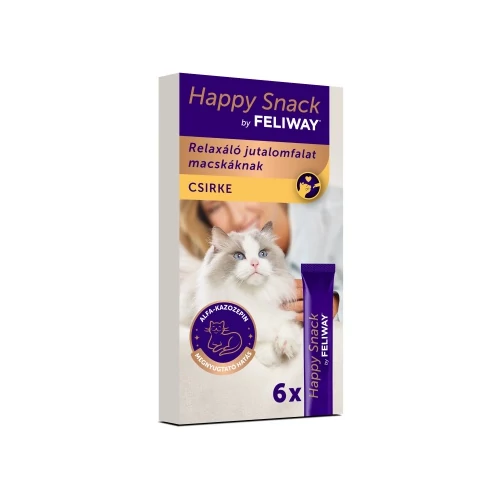 Feliway Happy Snack Chicken - jutalomfalat csirke ízesítéssel 6 db