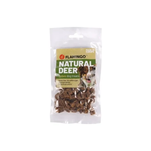 Flamingo Nature Snack - kockázott szarvas 80 g