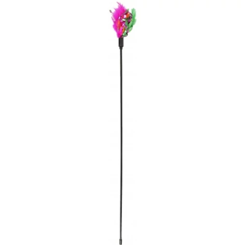 Flamingo színes tollas pálca macskajáték 59 cm