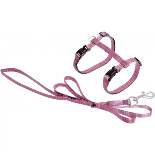 Flamingo Ziggi hám és póráz macskáknak - pink 22 cm