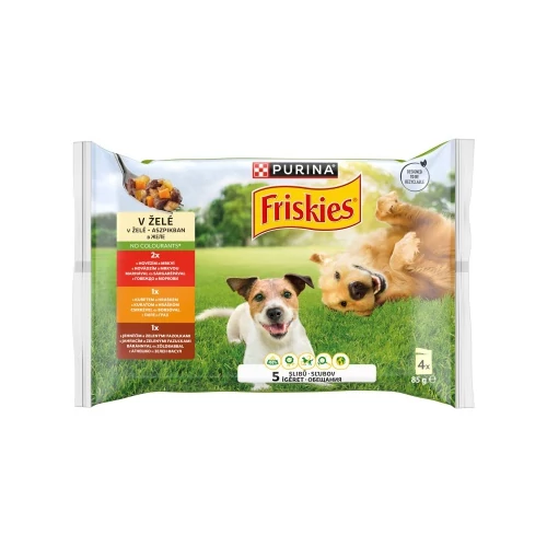 FRISKIES ASZPIK V. KUTYAELEDEL 4x85G