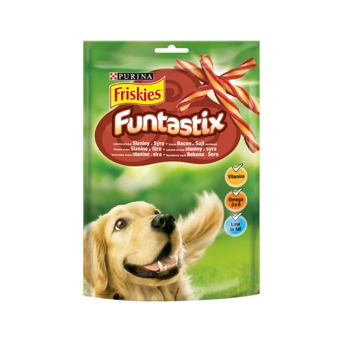 Friskies Dog Funtastix Funtastix bacon és sajt ízesítéssel 175 g