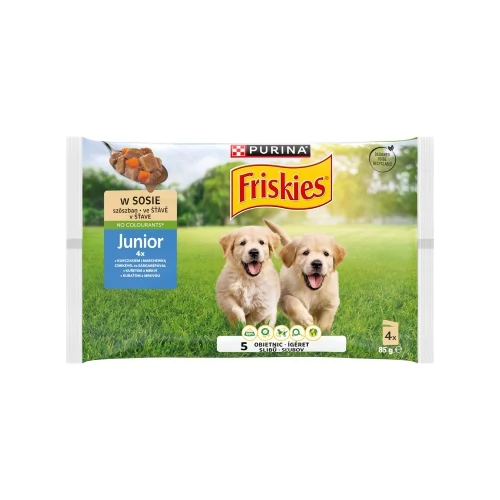 FRISKIES JUN KUTYA MULTI SZÓSZ V. 4x85G