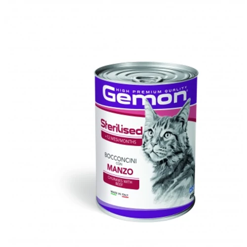 Gemon Cat Adult Steril macskakonzerv - marha 415 g