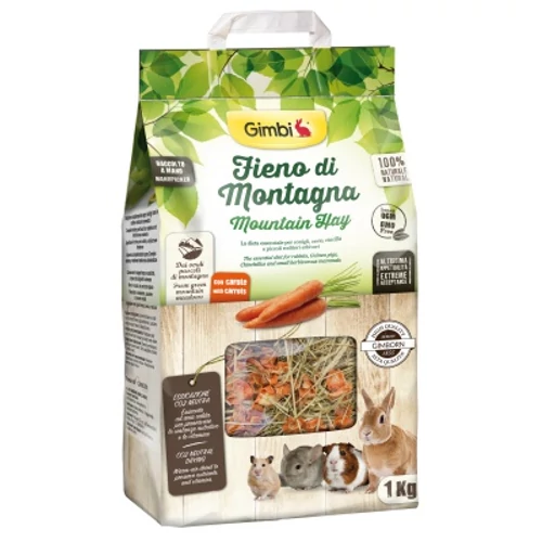 Gimbi Mountain Hay széna répával 1 kg