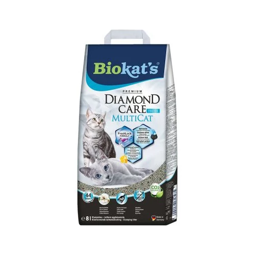 GimCat Biokat's Diamond Care MultiCat Fresh macskaalom 8 l