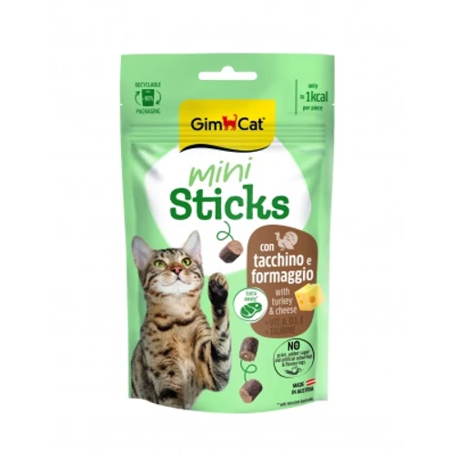 GimCat Mini Sticks - pulyka-sajt 50 g