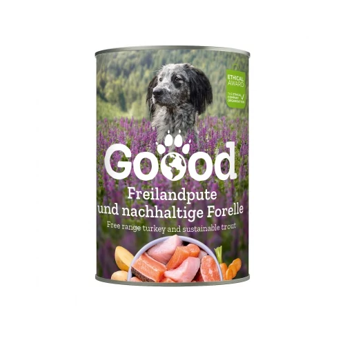 Goood Senior Freilandpute & Nachhaltige Forelle - pulykás és pisztrángos konzerv 400 g