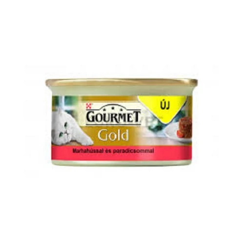 Gourmet Gold konzerves eledel marhahússal és paradicsommal 85 g