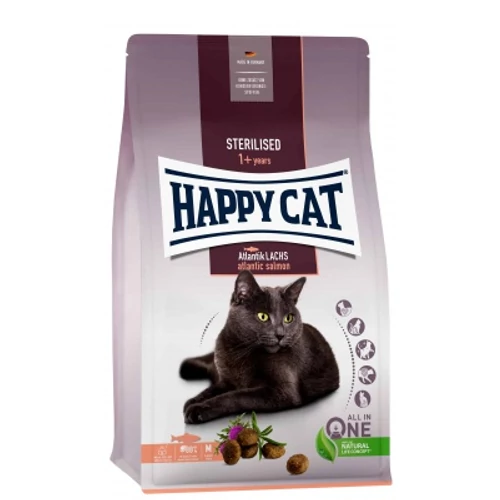 Happy Cat Sterilised Atlantik Lachs - Lazac 4 kg