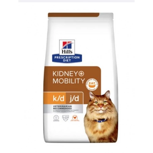 Hill's Prescription Diet k/d + Mobility száraz macskatáp 3 kg