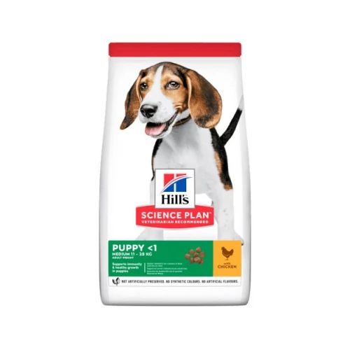 Hill's Science Plan Puppy Medium száraz kutyatáp 14 kg
