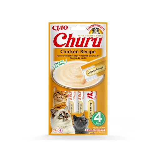 Inaba Cat Churu Püré - csirke 4 x 14 g