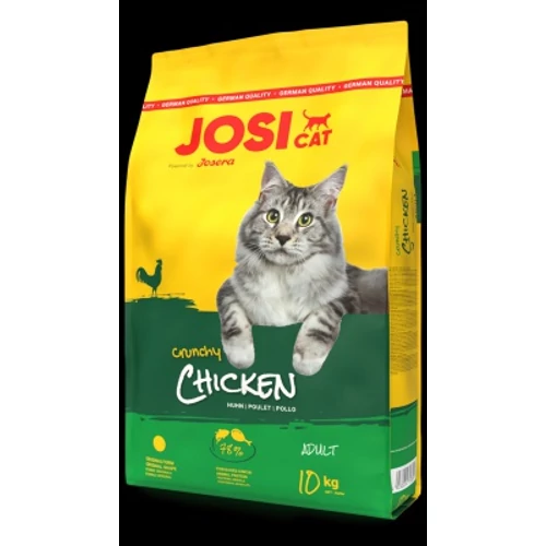 Josicat Crunchy ropogós baromfi ízesítésű száraz eledel macskák részére 10 kg 650 g