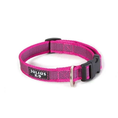 Julius-K9 Color & Gray gumírozott pink nyakörv XS mm