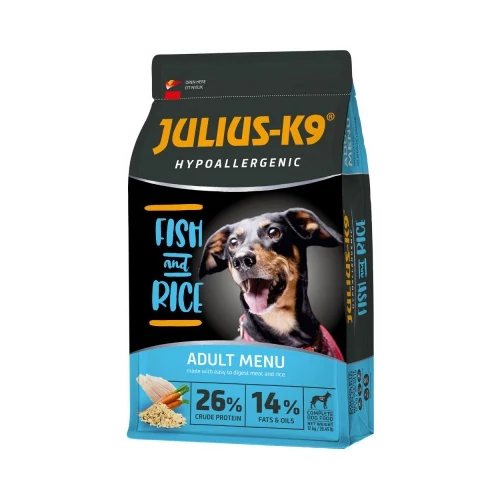 Julius-K9 Hypoallergenic Adult - Fish & Rice 12 kg