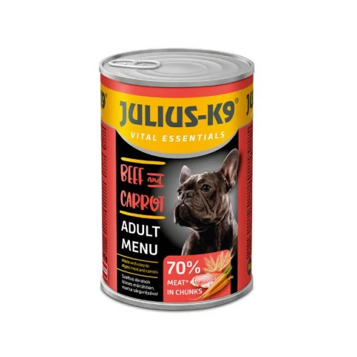 Julius-K9 Vital Essentials Adult Menu - Beef & Carrot 1240 g