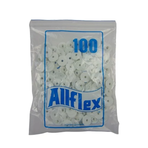 KROTÁLIA ALLFLEX GOMB-GOMB FEHÉR 100X