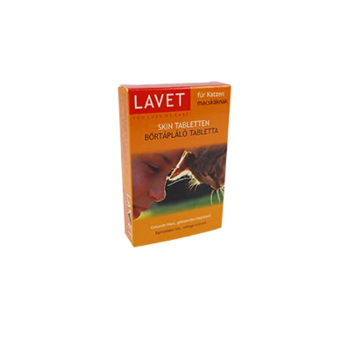 Lavet bőrtápláló tabletta macskáknak 50 db