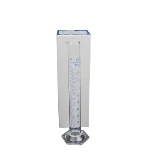 MÉRŐHENGER 100 ML ÜVEG ÜVEG TALPPAL "A"