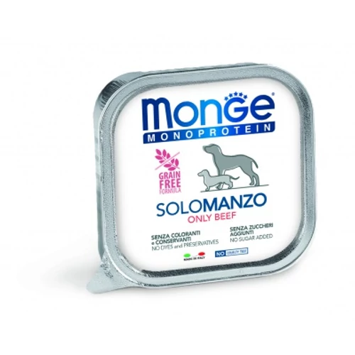 Monge Dog Monoprotein paté - marha 150 g