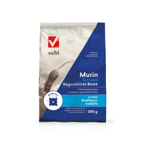 MURIN BLOCK EXTREME RÁGCSÁLÓIRTÓ 300 G